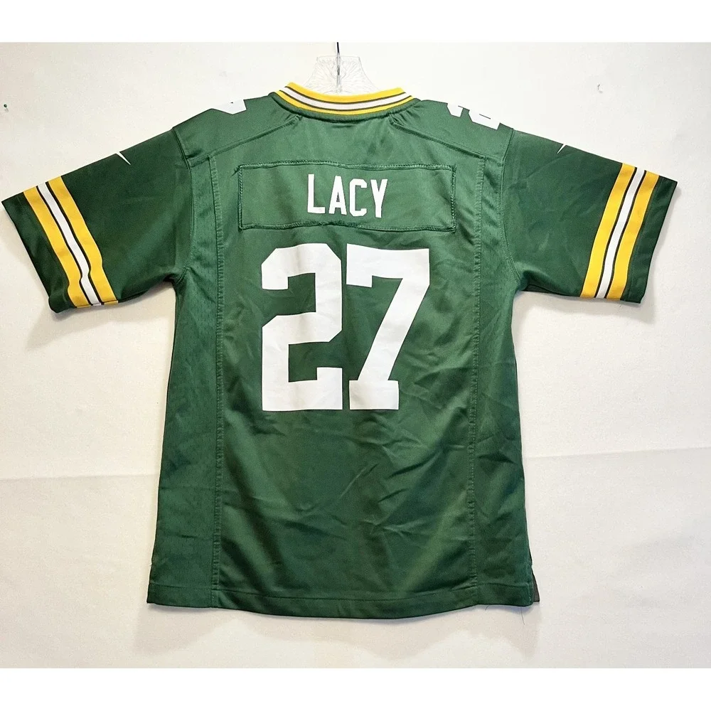 NIKE NFL Green Bay Packers On Field Football Jersey Green Size L Youth